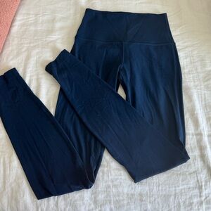 Navy Blue size 4 Lululemon Align High-Rise Leggings 28”